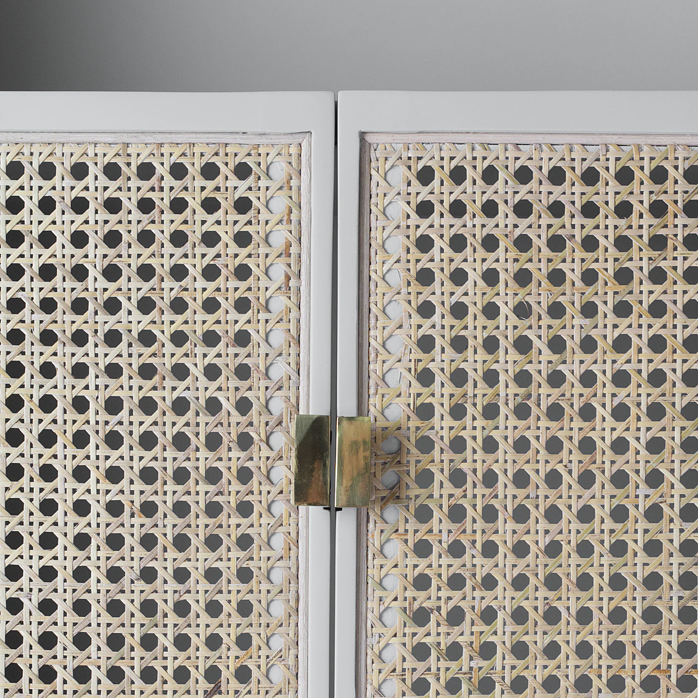 Bjarni Cream Cane Cabinet - Image 5
