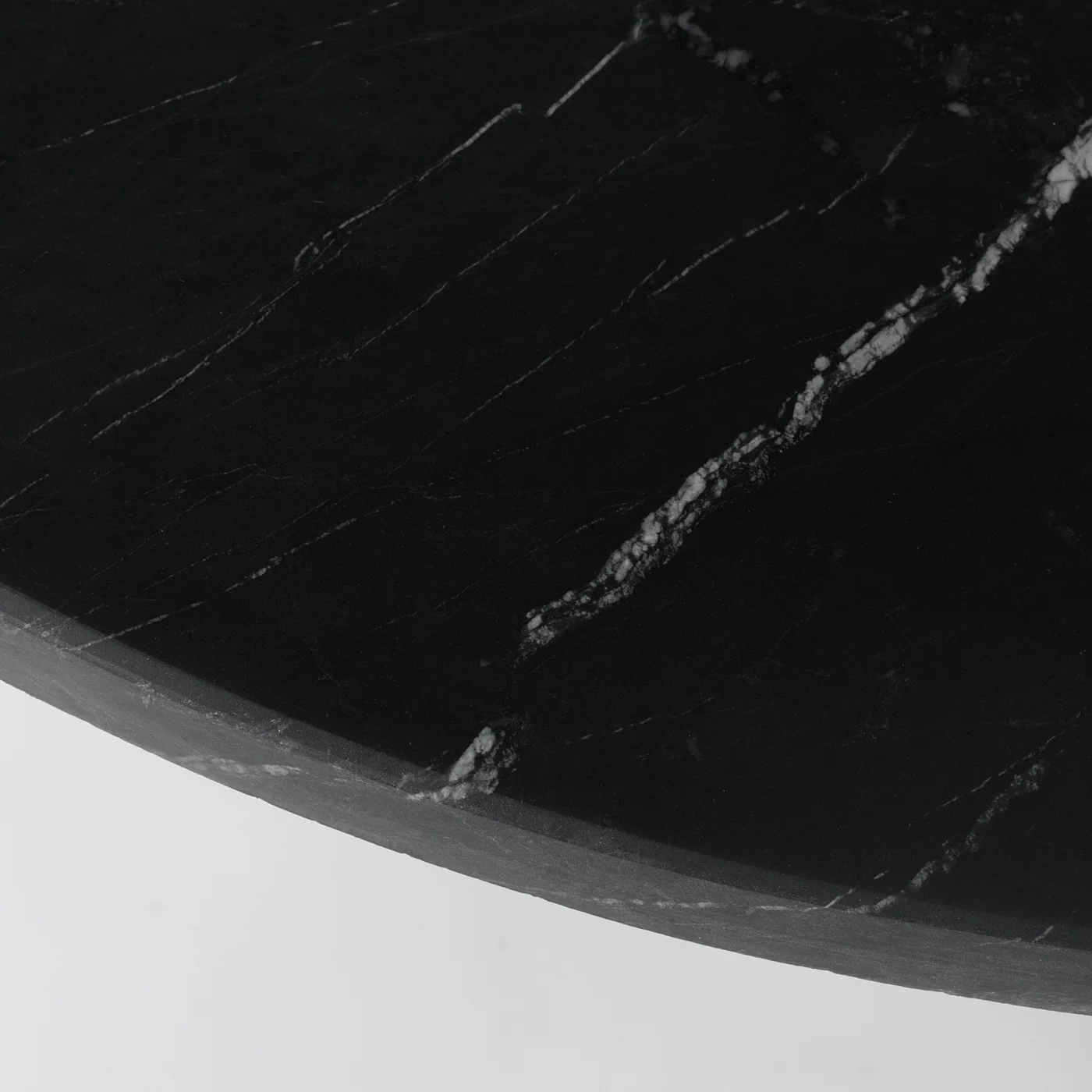 Henrick Black Marble Console Table - Image 2