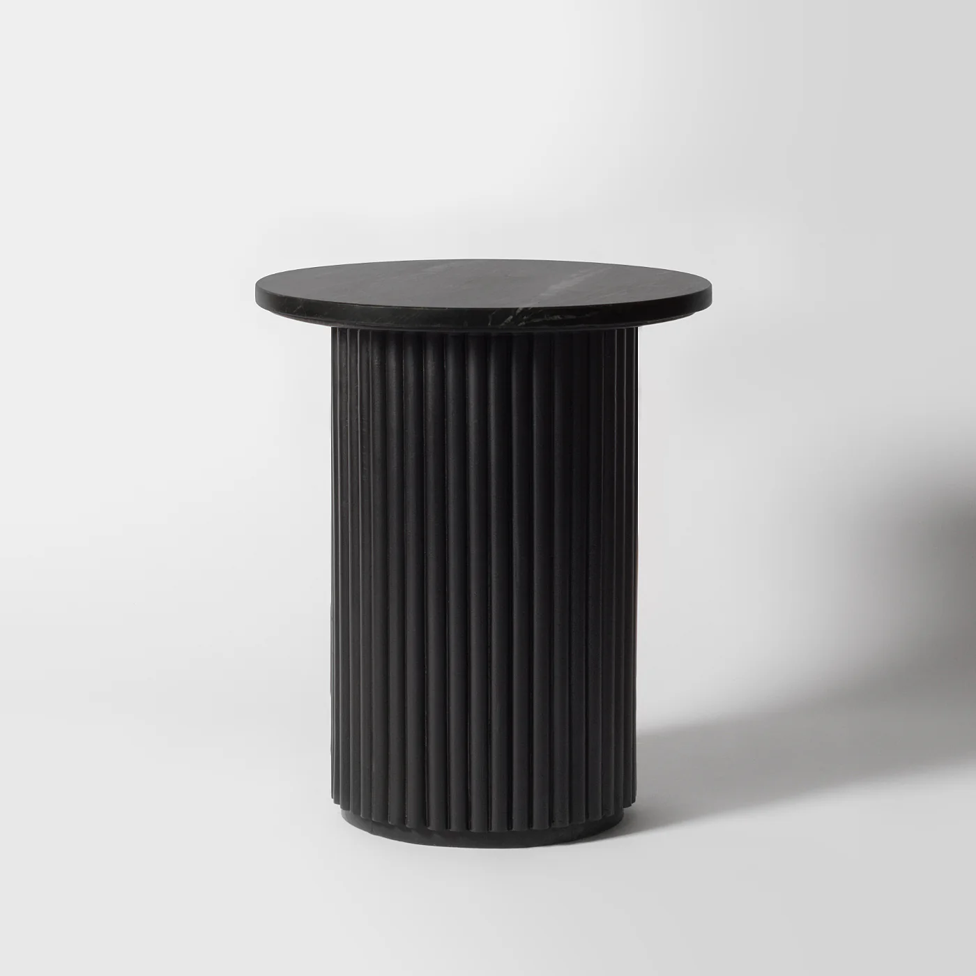 Olavi Black Marble Side Table