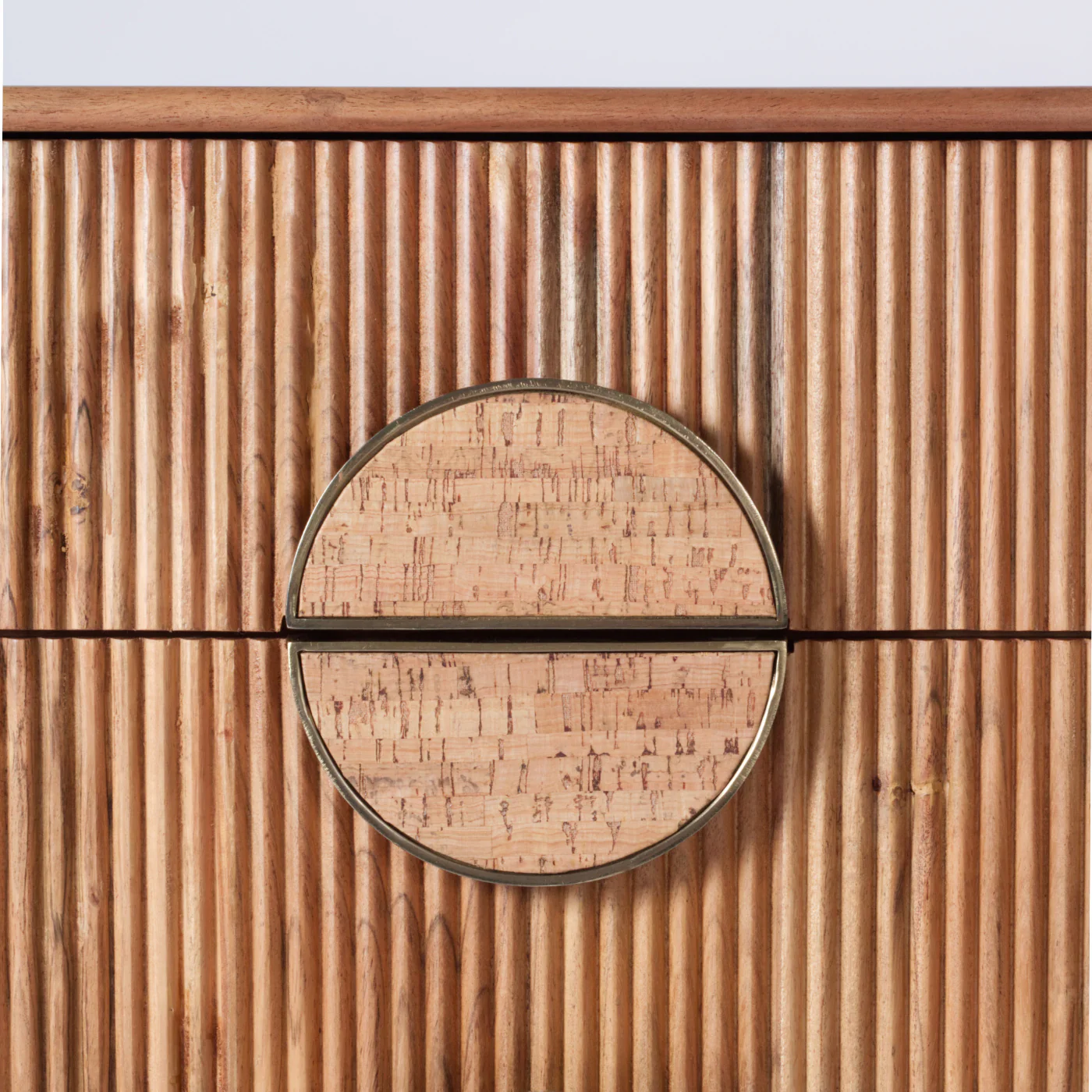 Edvard Acacia Ribbed Chest Of Drawers - Image 4