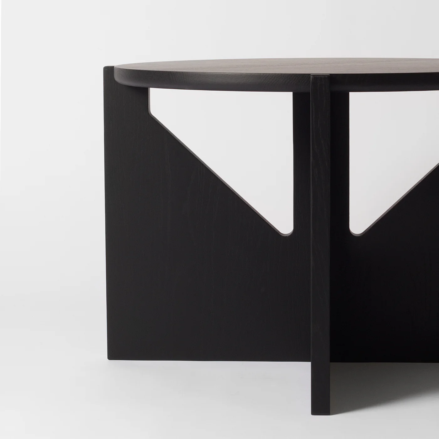 Fika Round Black Coffee Table - Image 4