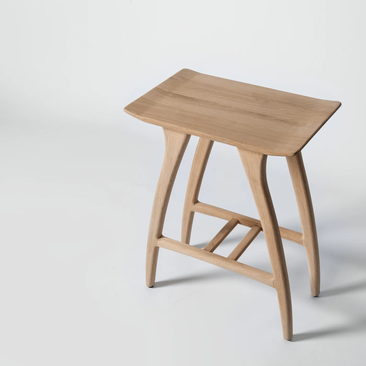 Floe Oak Bar Stool - Image 4