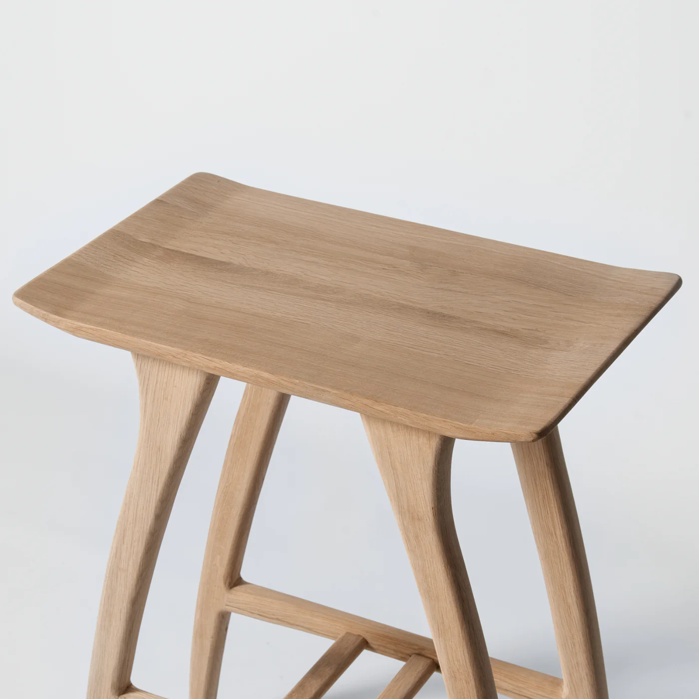 Floe Oak Bar Stool - Image 7