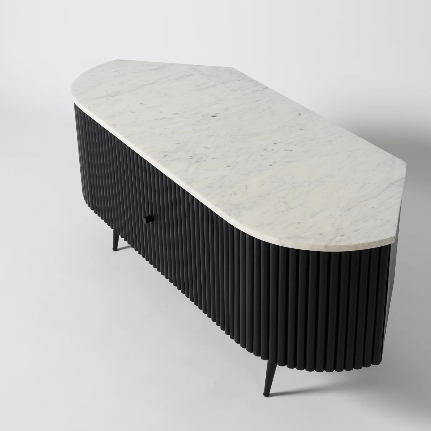 Gunhild Black Corner Tv Unit - Image 5
