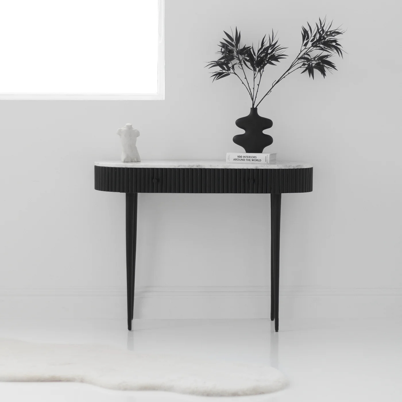 Gunhild Marble Console Table - Image 7