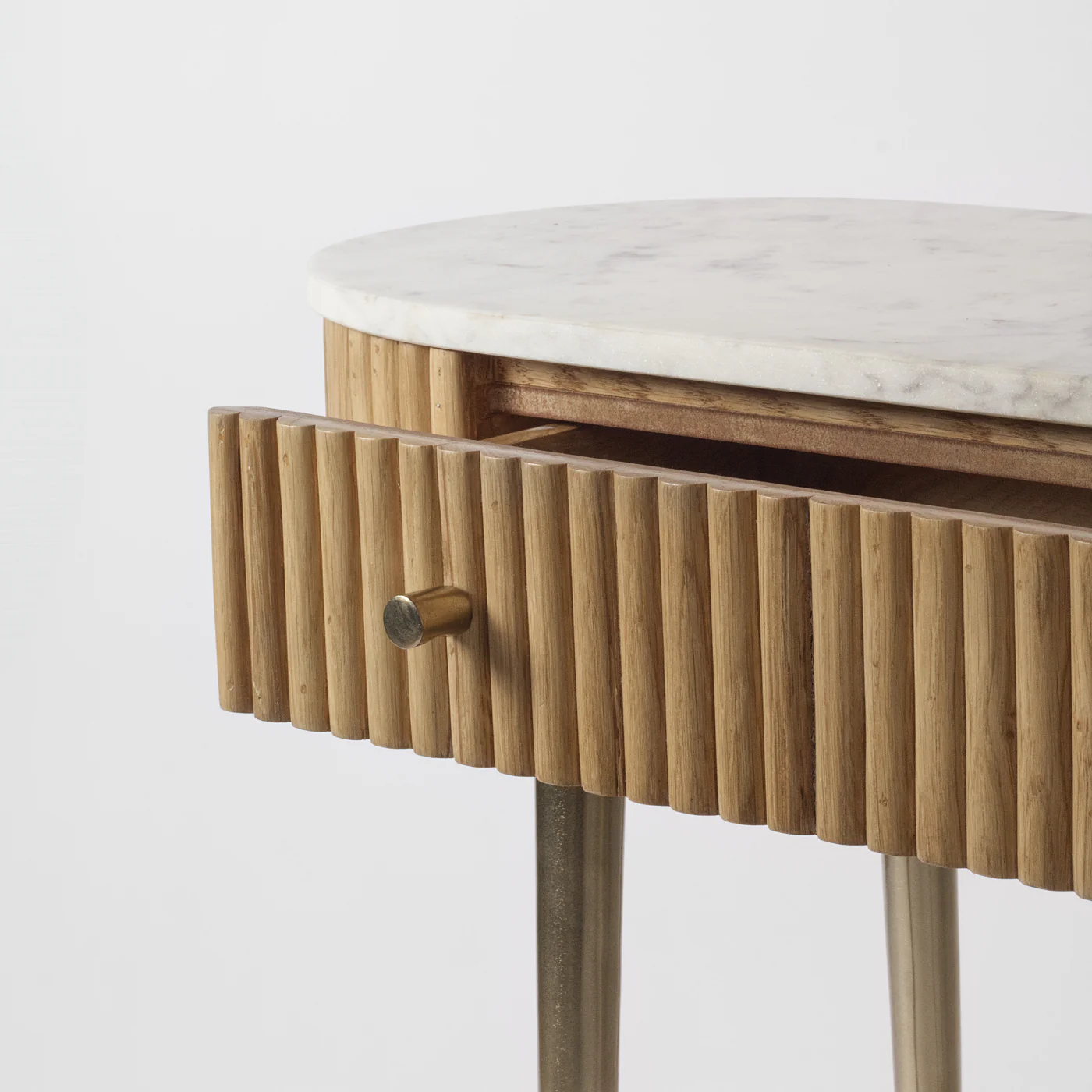 Gunhild Oak Console Table - Image 4
