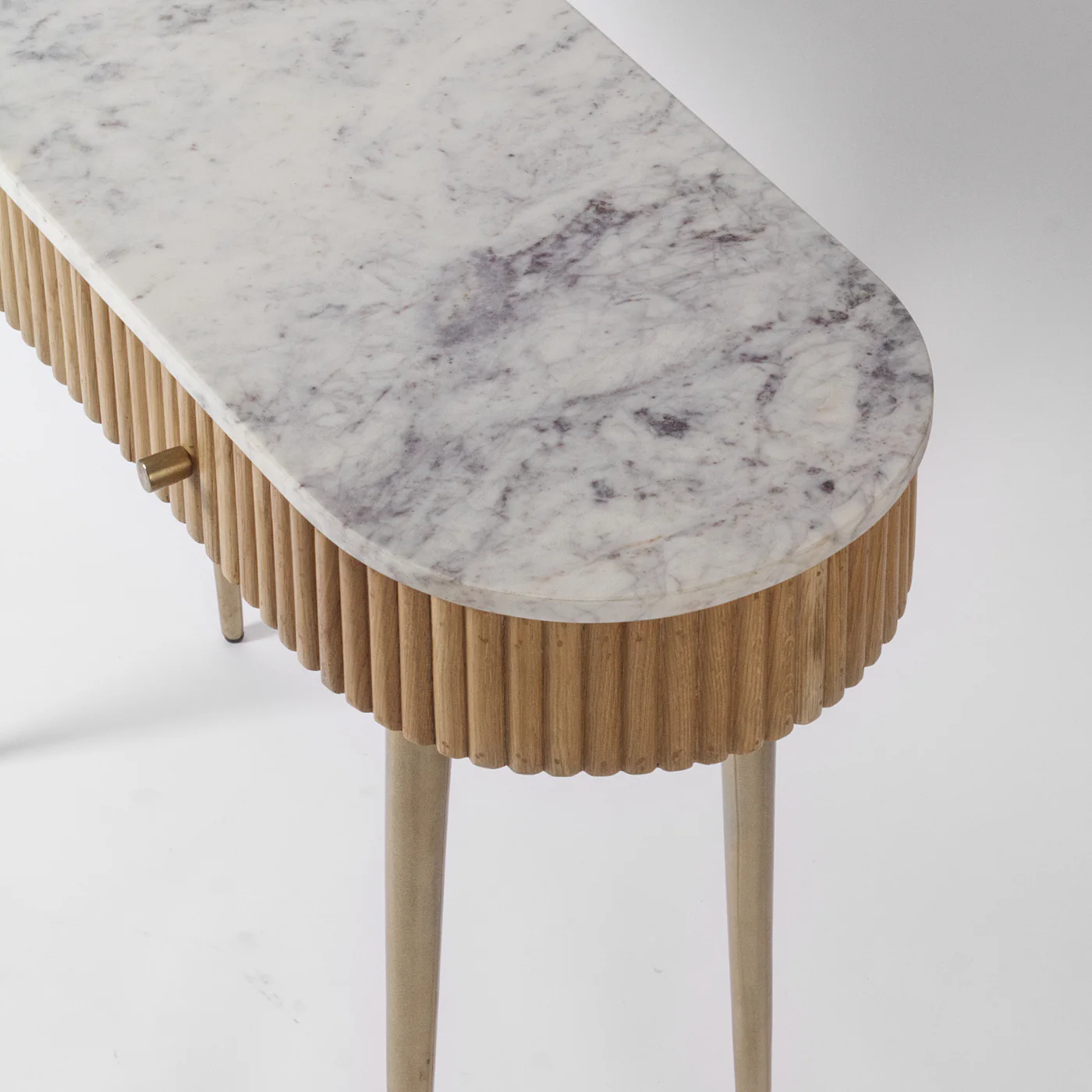 Gunhild Oak Console Table - Image 5
