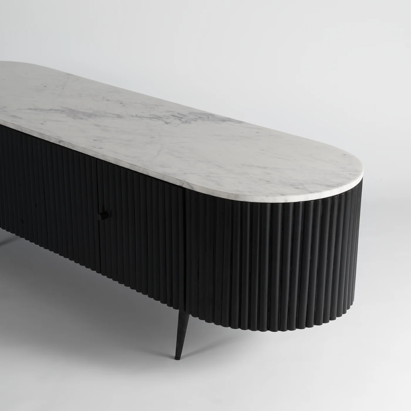 Gunhild White Marble TV Stand - Image 6