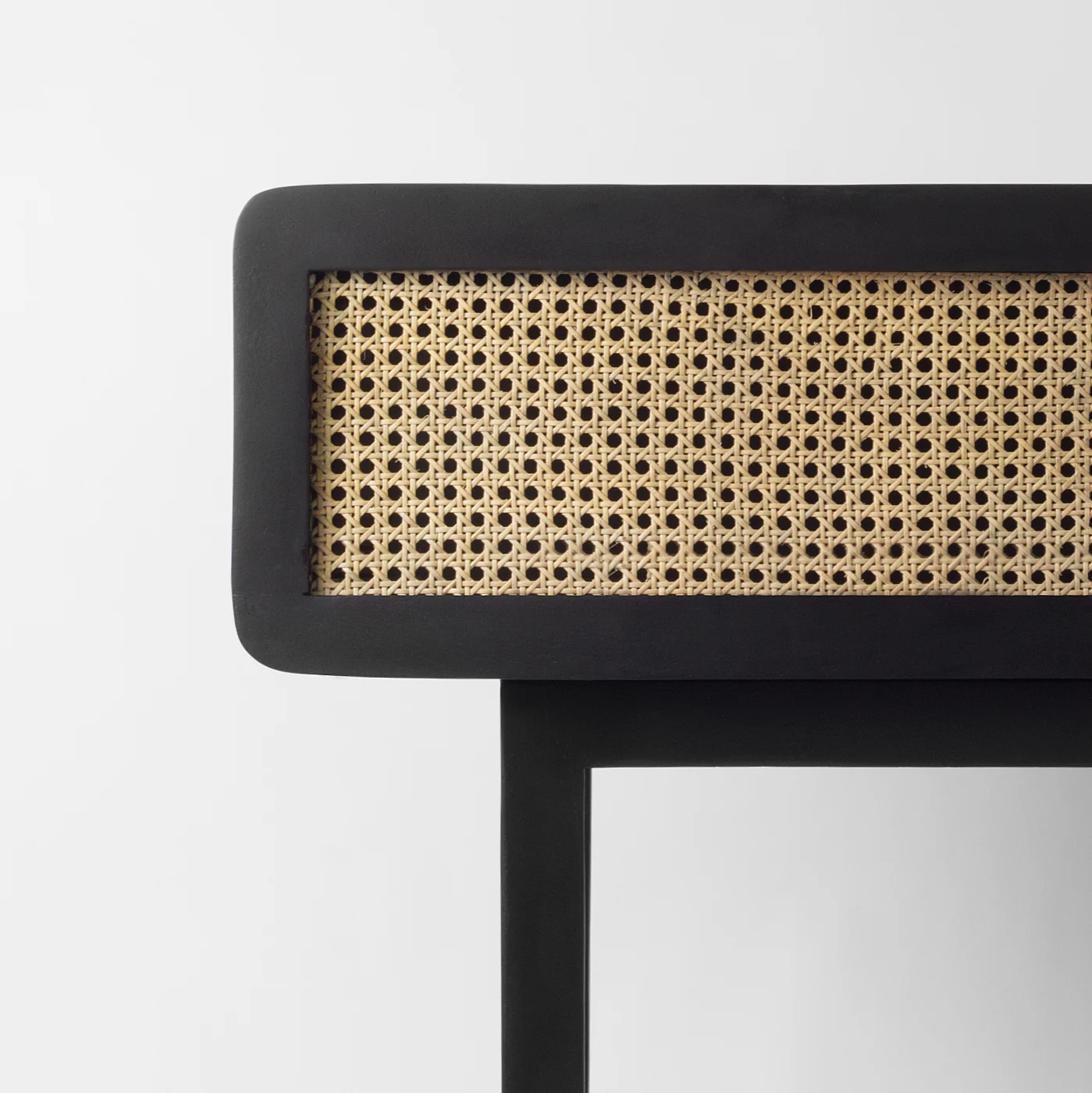 Hege Black Cane Console Table - Image 6