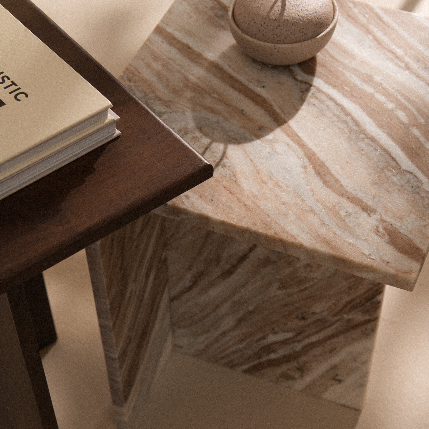 Hikari Marble Side Table - Image 2