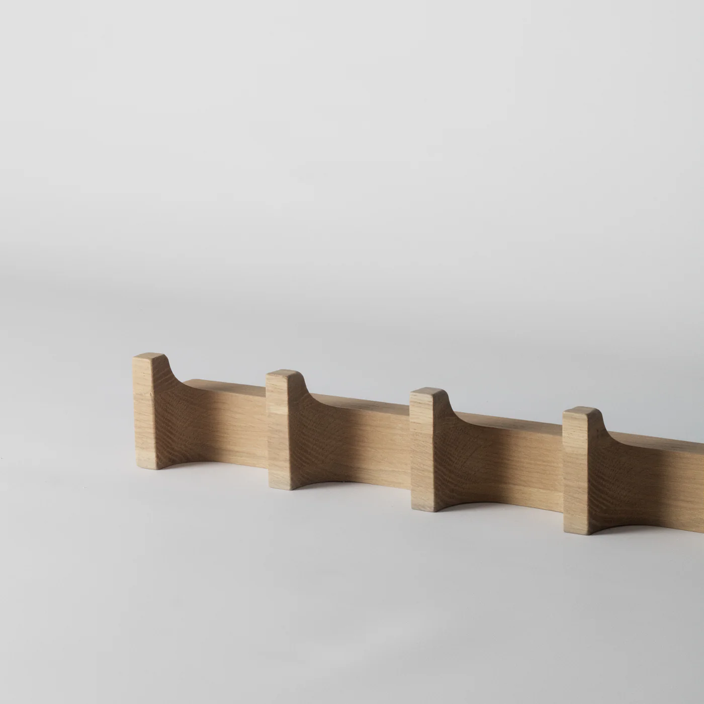 Krog Long Coat Hooks, Oak - Image 3