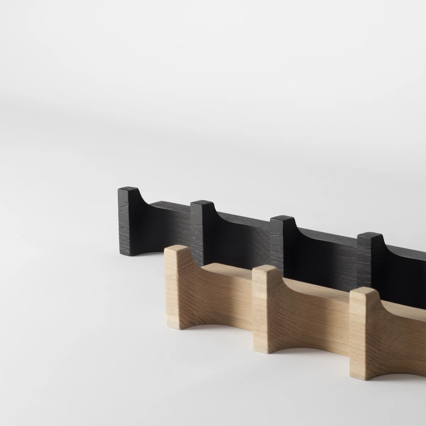 Krog Long Coat Hooks, Oak - Image 5