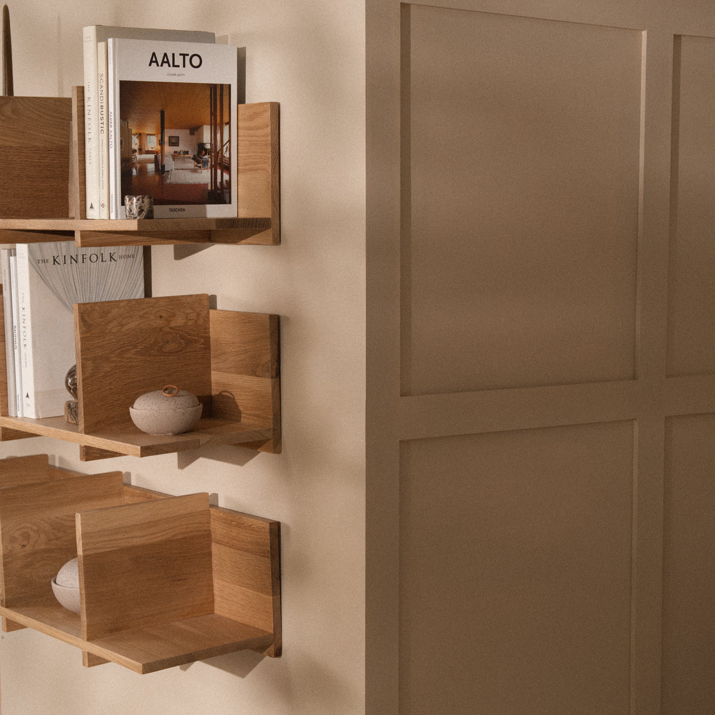 Kubic Oak Modular Shelf - Image 4