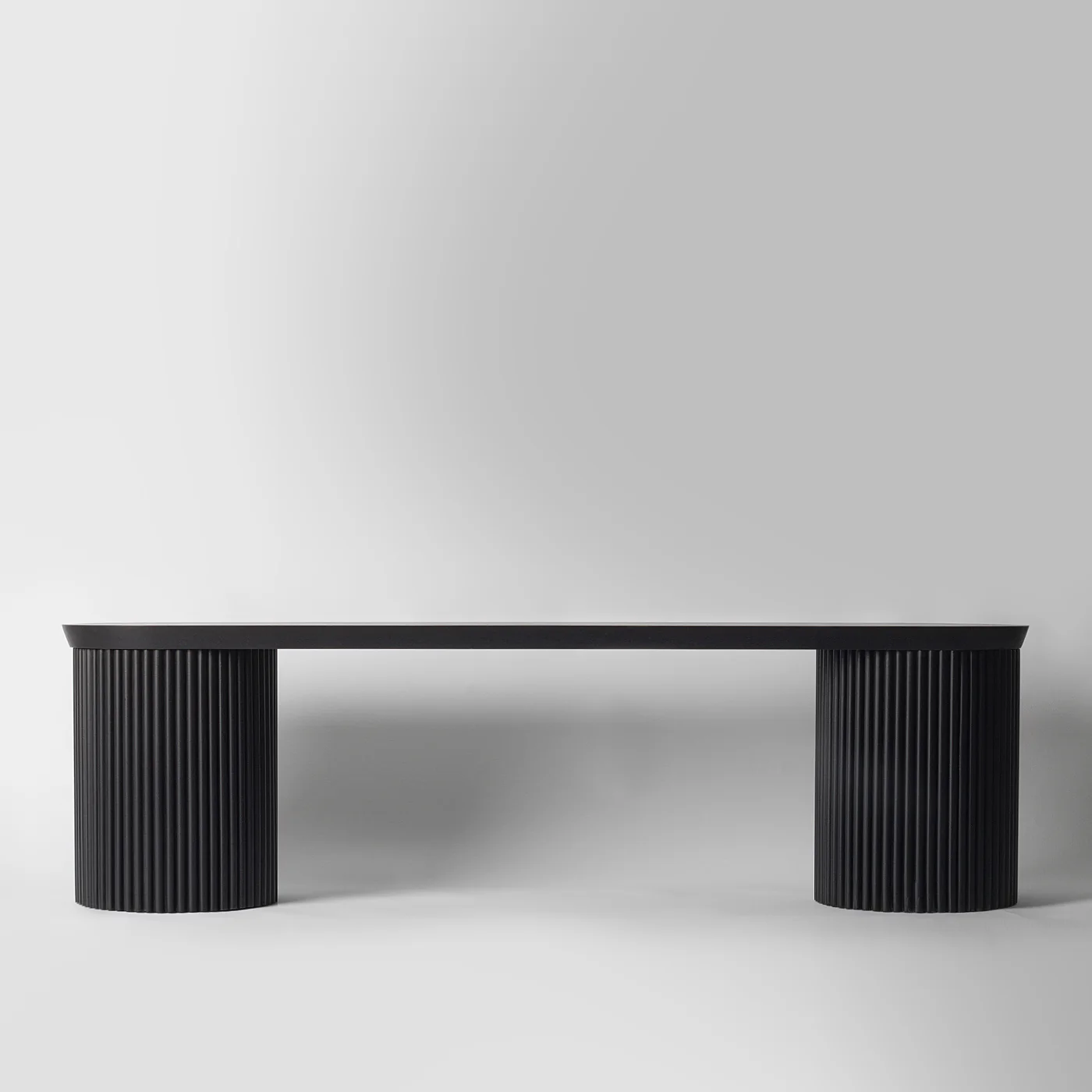 Larsen Long Black Bench Ribbed - Image 7