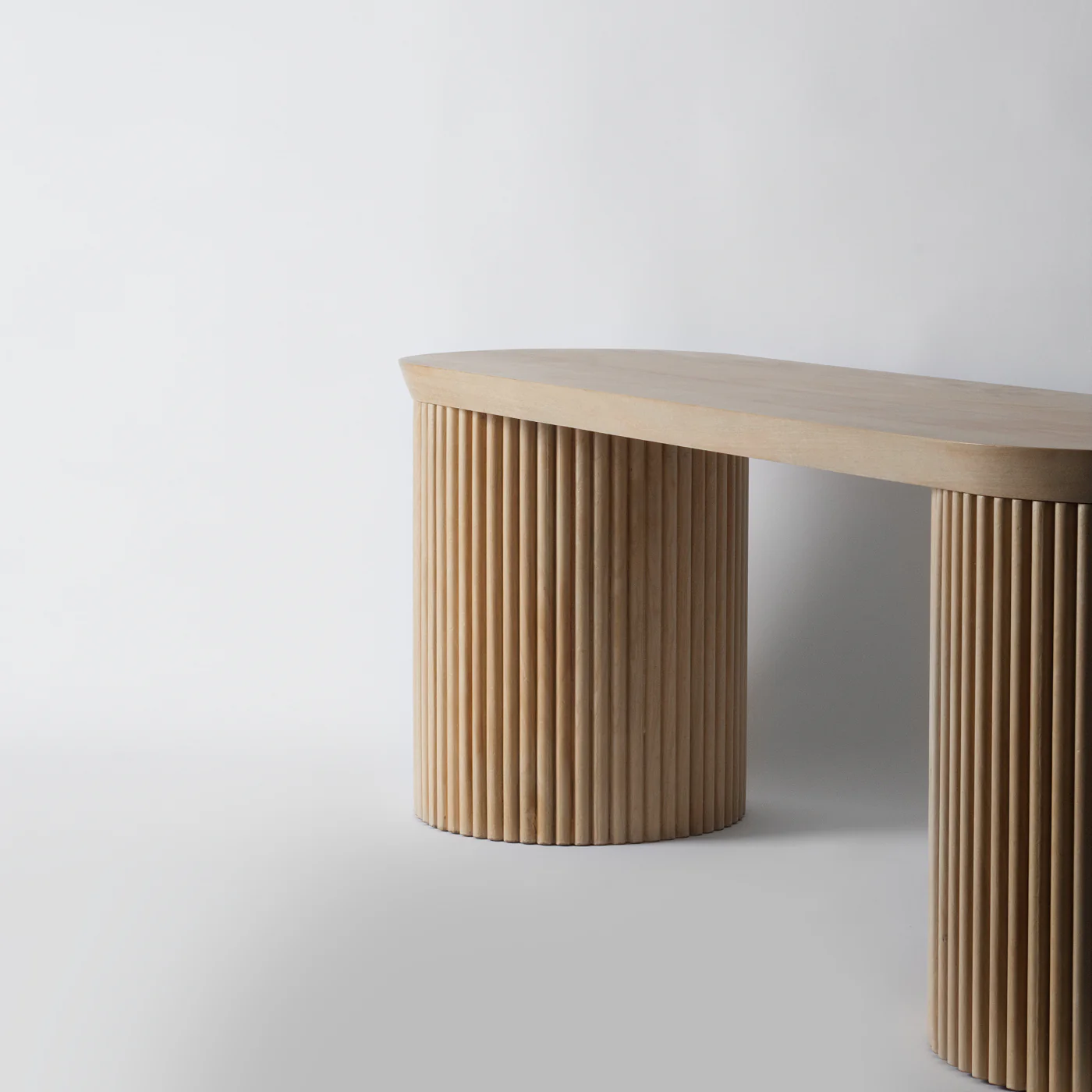 Larsen Long Wooden Dining Bench - Image 4
