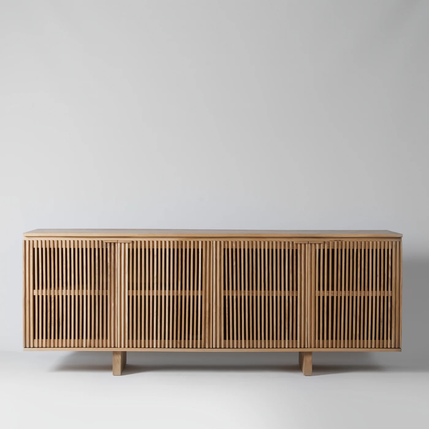 Palea Oak Slatted Sideboard - Image 7