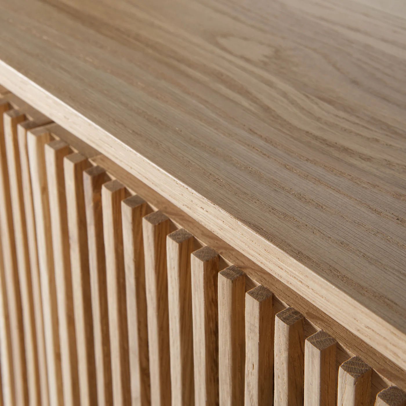 Palea Oak Slatted Sideboard - Image 8
