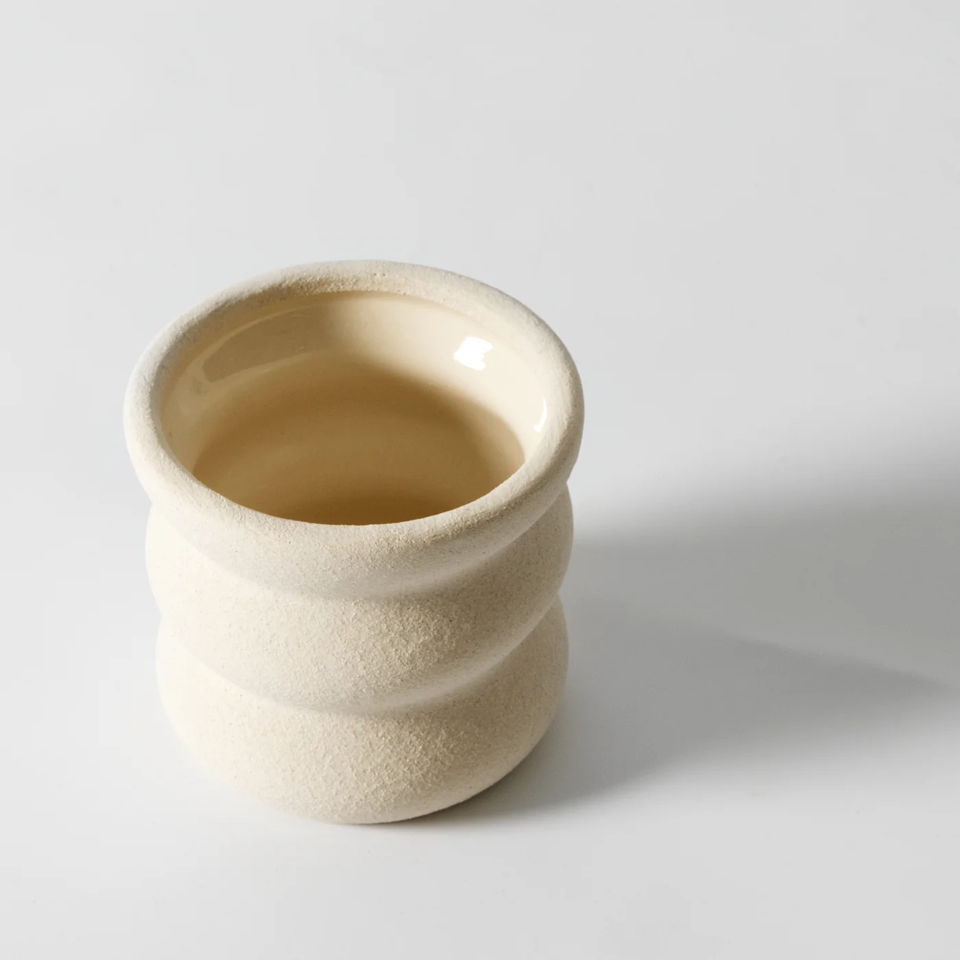 Shiro Glazed Indoor Flowerpot - Image 2