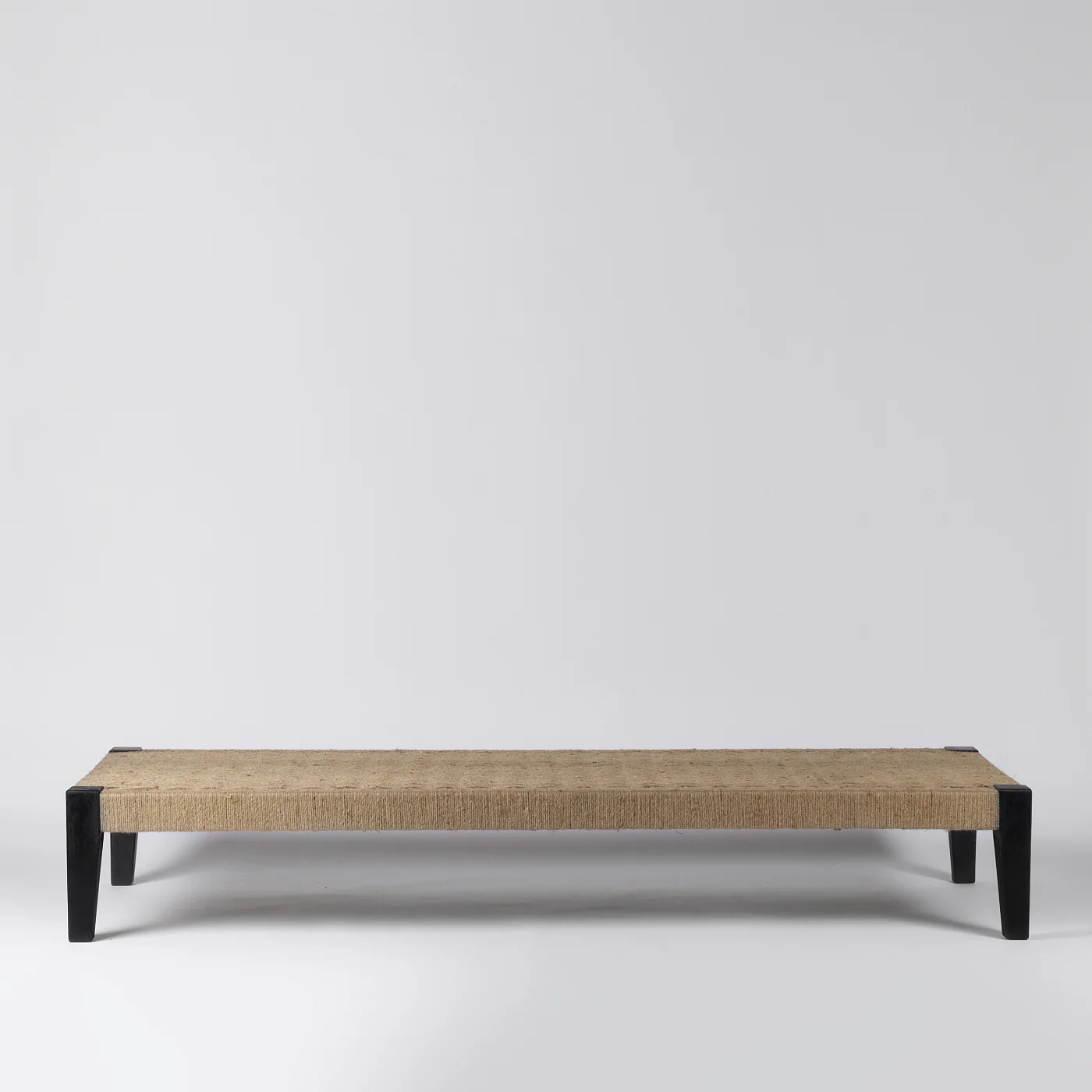 Solomon Jute Woven Day Bed Black