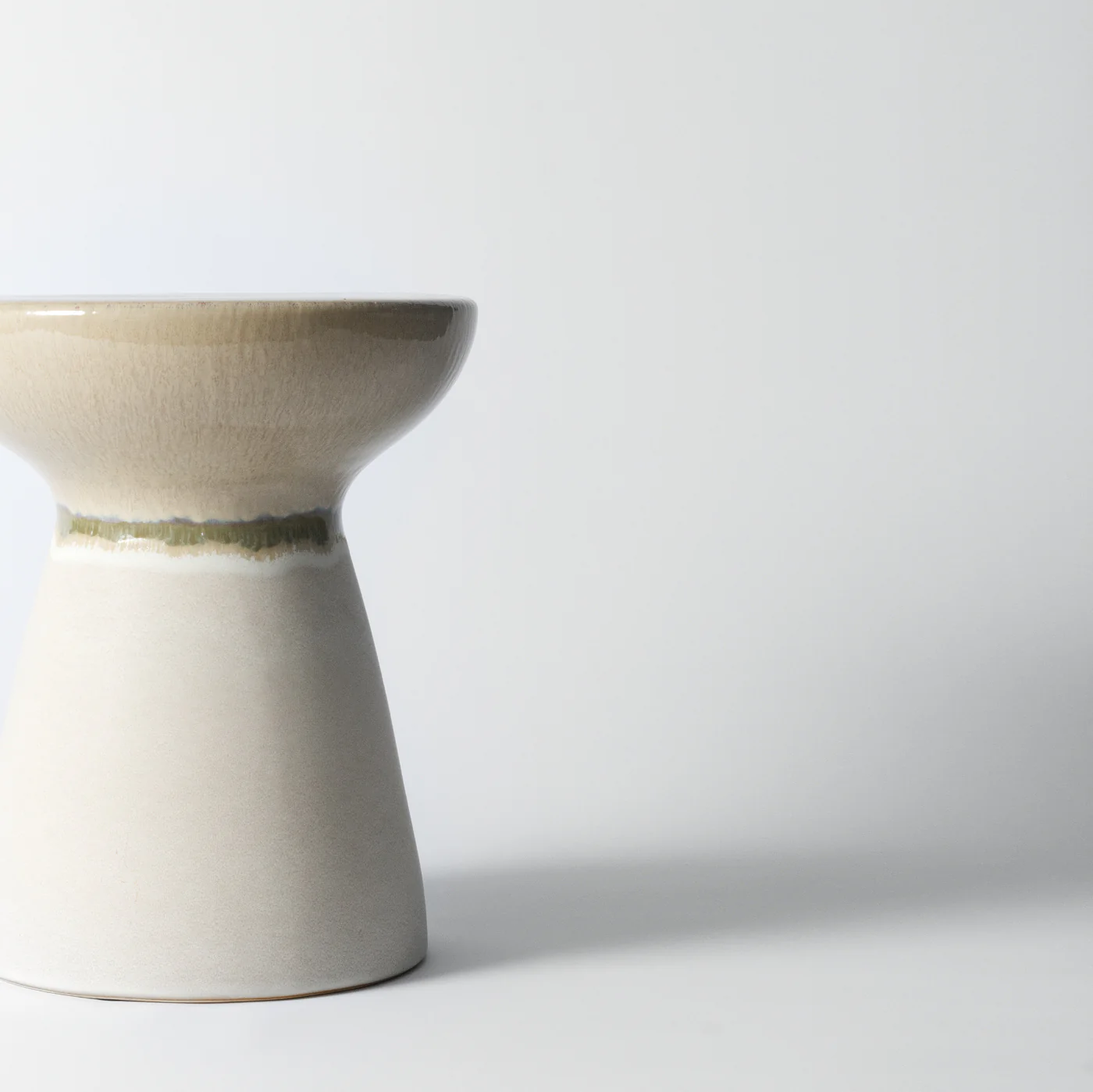 Spectra Ceramic Side Table Sand - Image 3