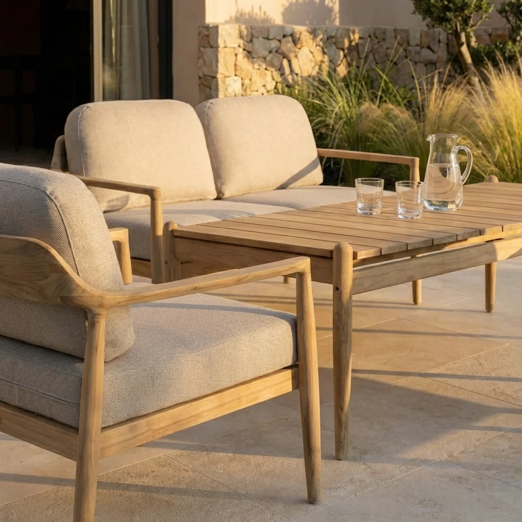 Spindle Outdoor Coffee Table - Image 7