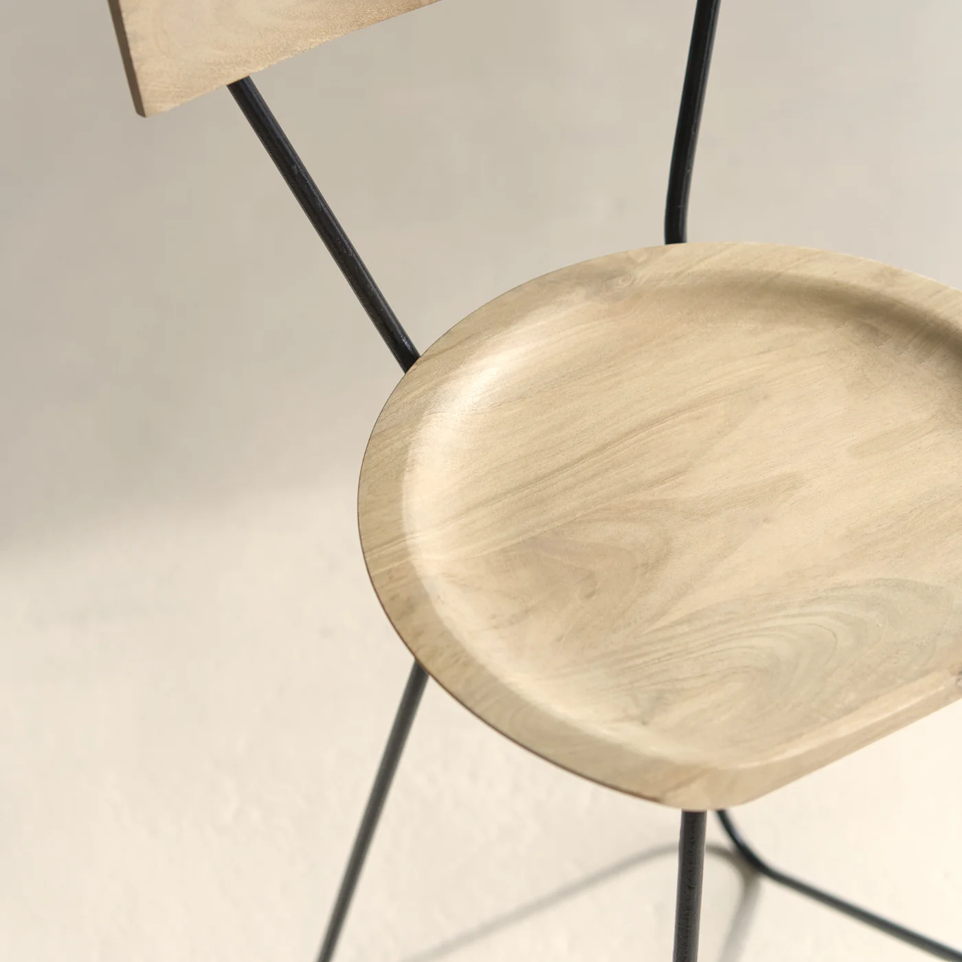 Stoker Light Wood Counter Stool With Backrest - Image 6