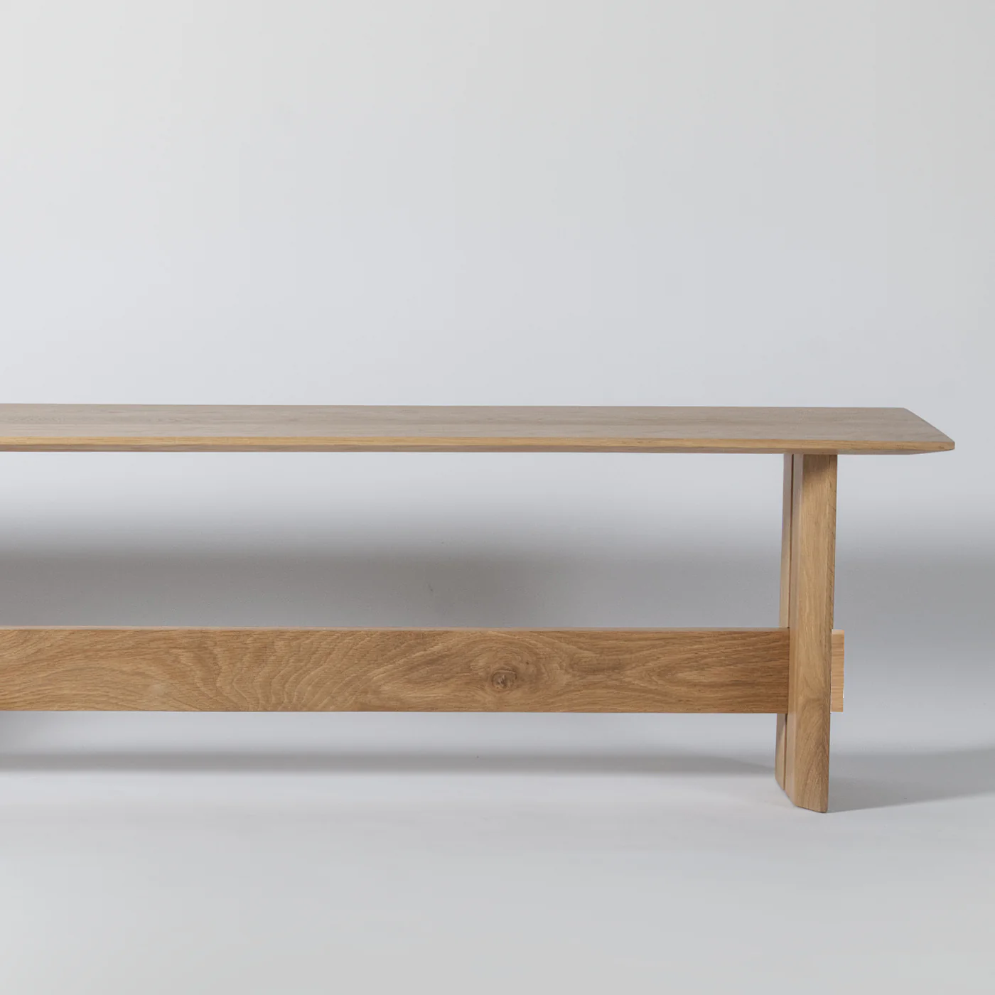 Tramm Solid Oak Dining Bench - Image 6