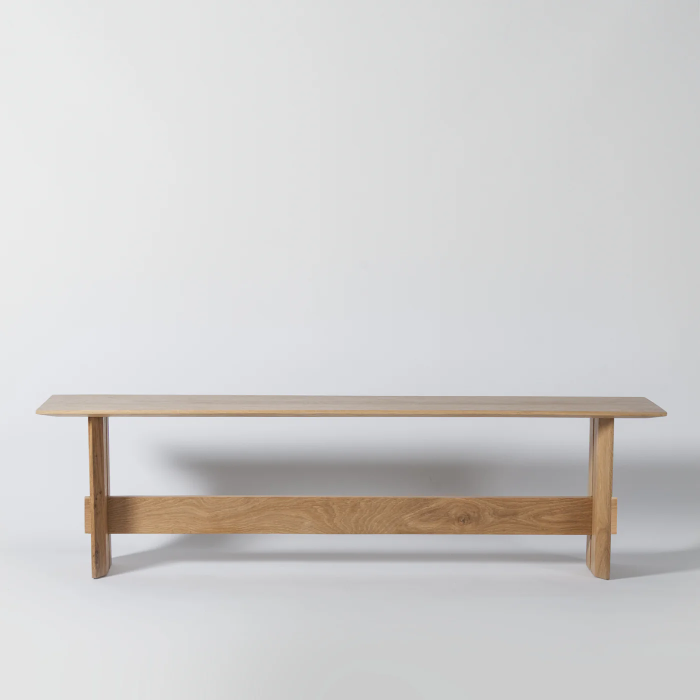 Tramm Solid Oak Dining Bench - Image 8