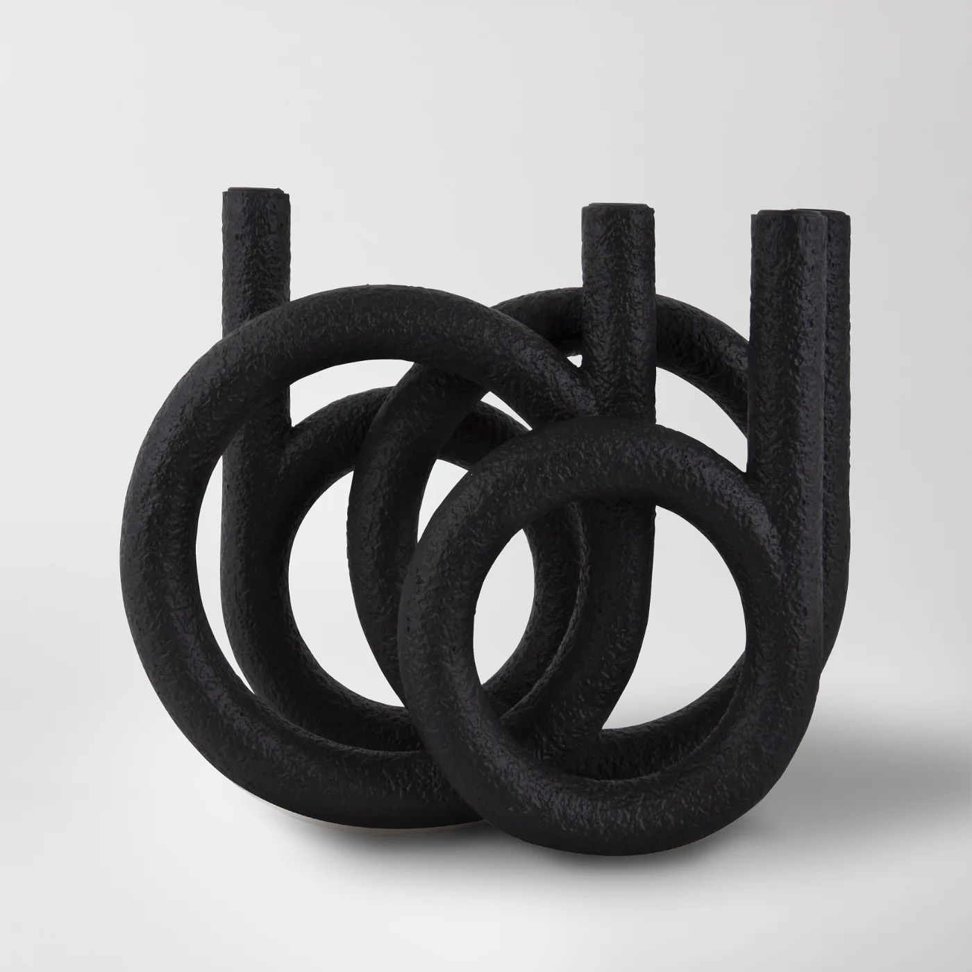 Valkyrja Black Multi Candle Holder, Hoop