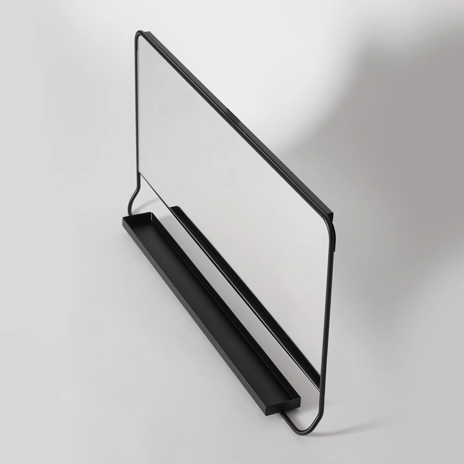 Veil Landscape Mirror With Shelf - Image 3