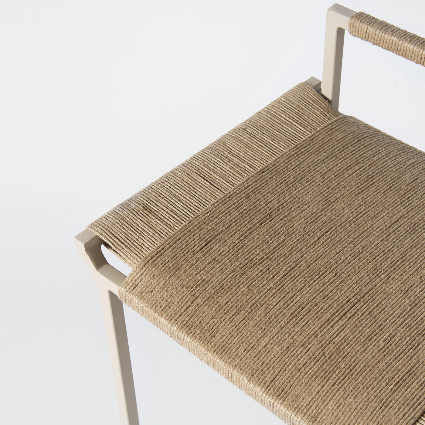Wapu Woven Bar Stool Taupe - Image 4