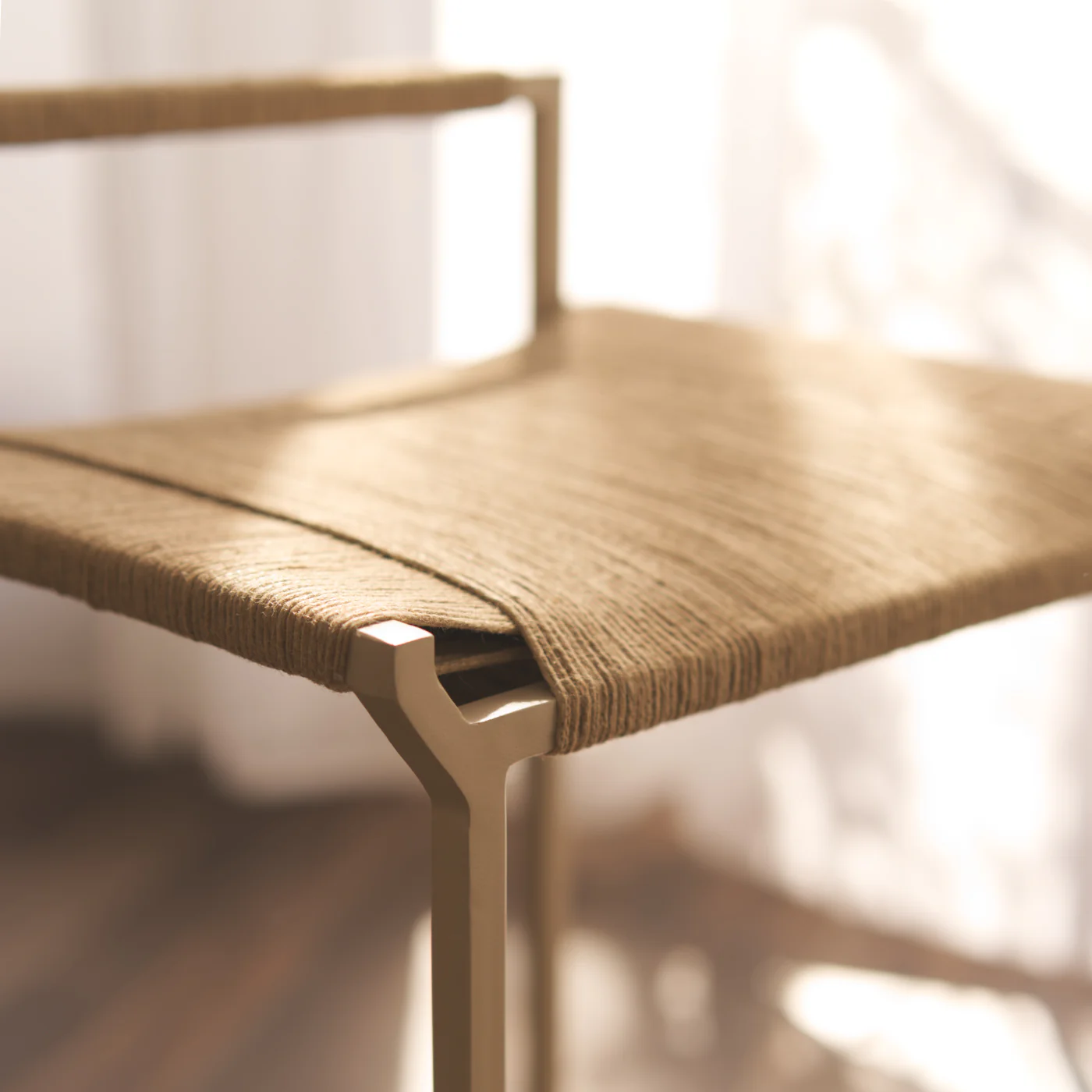 Wapu Woven Bar Stool Taupe - Image 6